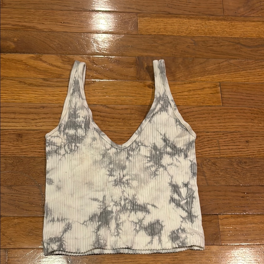 Tie-Dye Ribbed Tank Top